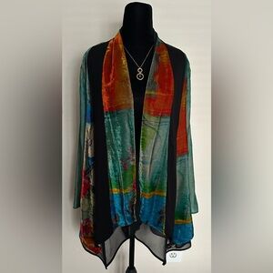 Soft Surroundings Kalina Velvet Cardigan